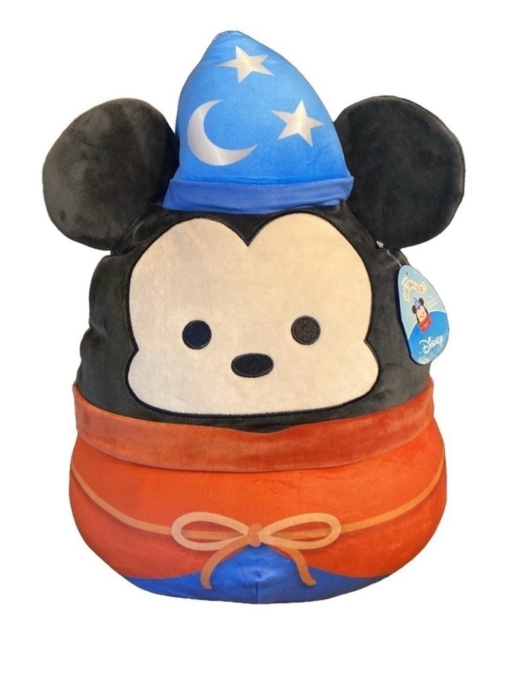 Squishmallows Disney100 Sorcerer Mickey Mouse 14” Plush Fantasia D100 NWT